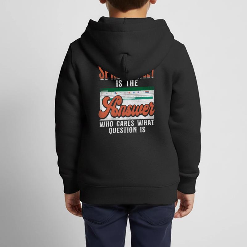 Comptable Comptable Comptable Comptabilité Sweat Premium à capuche zippé enfant bio