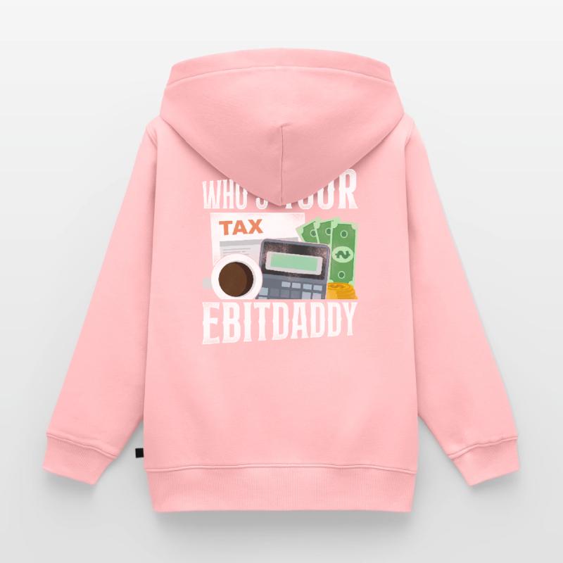 Comptable Comptable Comptable Comptabilité Sweat Premium à capuche zippé enfant bio