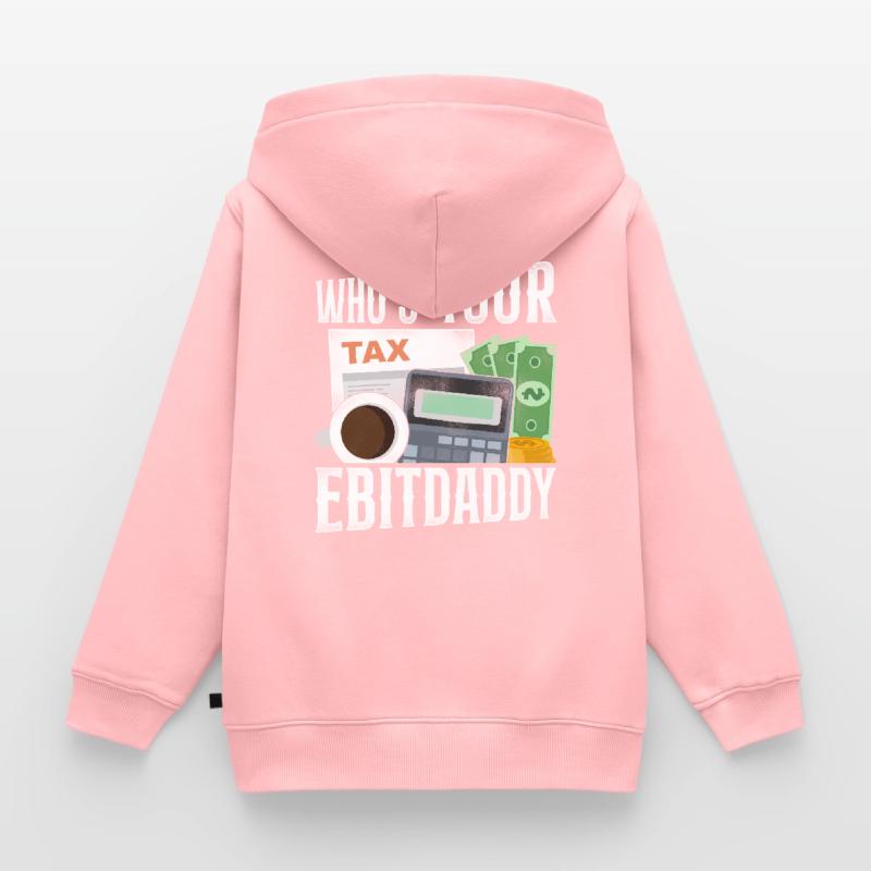 Comptable Comptable Comptable Comptabilité Sweat Premium à capuche zippé enfant bio