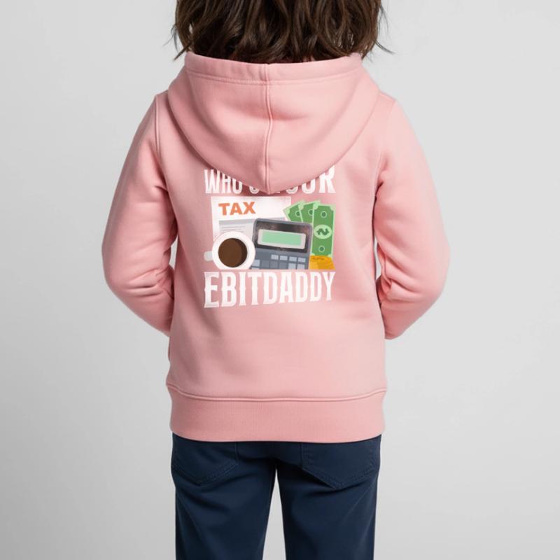 Comptable Comptable Comptable Comptabilité Sweat Premium à capuche zippé enfant bio