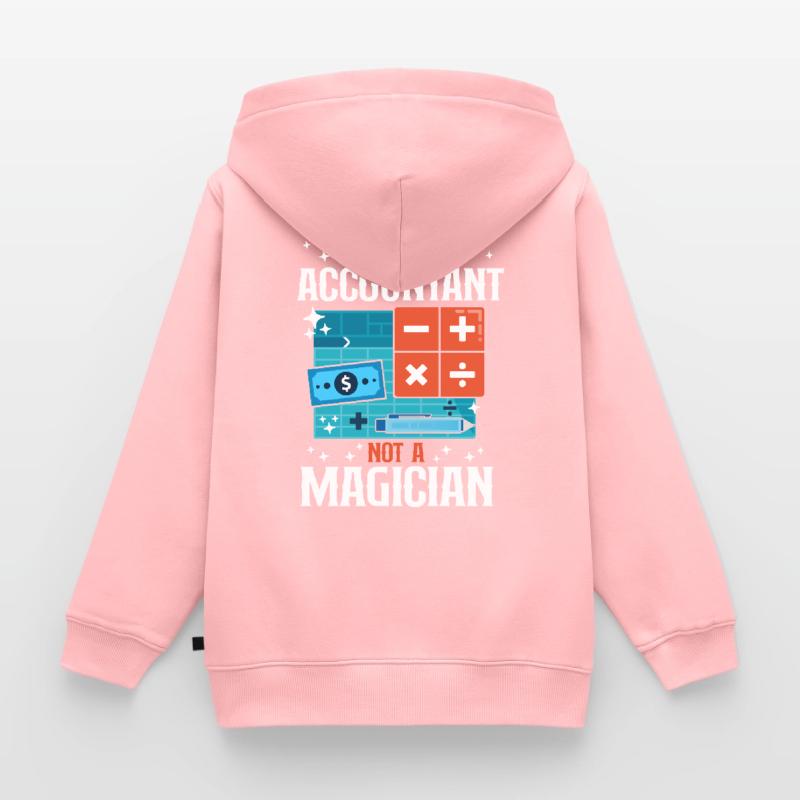 Comptable Comptable Comptable Comptabilité Sweat Premium à capuche zippé enfant bio