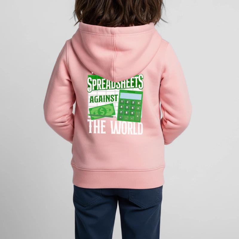 Comptable Comptable Comptable Comptabilité Sweat Premium à capuche zippé enfant bio