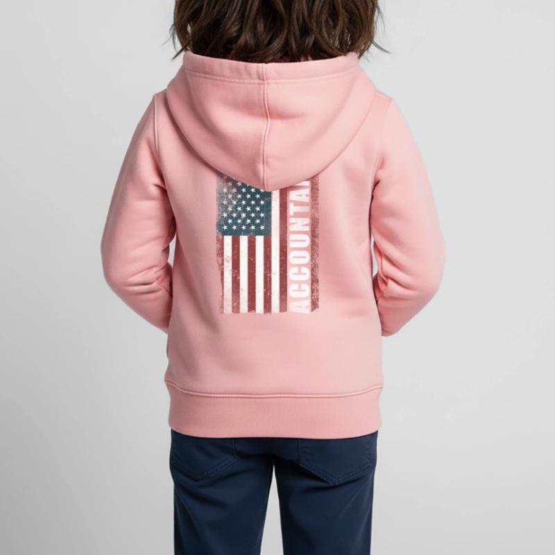 Comptable Comptable Comptable Comptabilité Sweat Premium à capuche zippé enfant bio