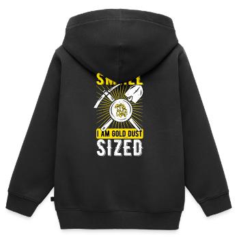 Chercheurs d’or Chercheurs d’or Chercheurs d’or Chercheurs d’or - Sweat Premium à capuche zippé enfant bio - noir - Dos - AI Model Kid Male (0cm)