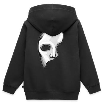 Opera Phantom Mask Halloween - Kinder Premium Organic Zip Hoodie - Schwarz - Hinten - AI Model Kid Male (0cm)