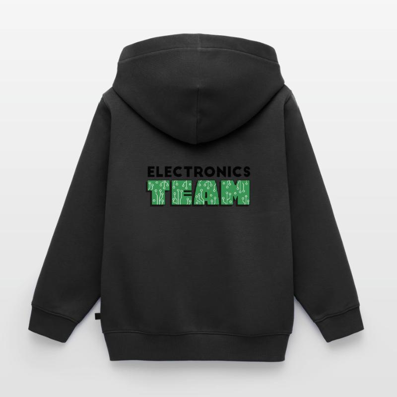 Programmierer - electronics TEAM Kinder Premium Organic Zip Hoodie
