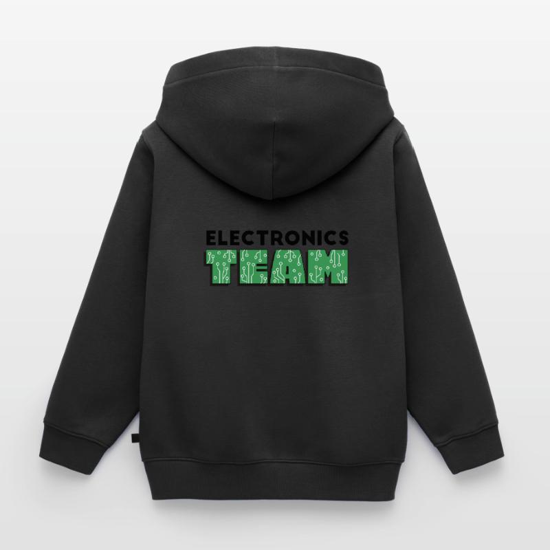 Programmierer - electronics TEAM Kinder Premium Organic Zip Hoodie