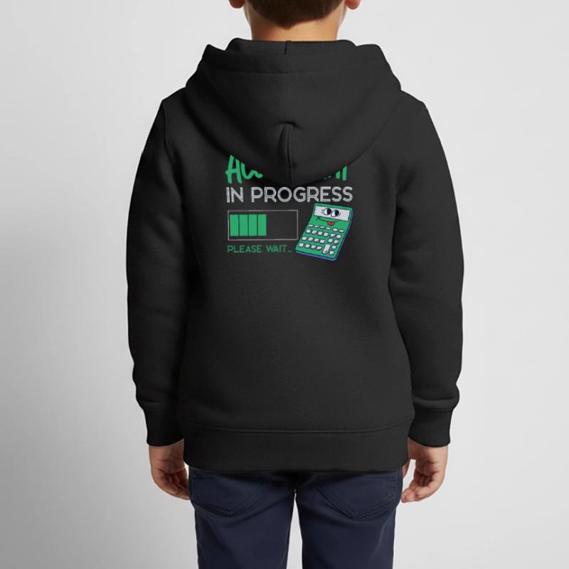 Comptable Comptable Comptable Sweat Premium à capuche zippé enfant bio