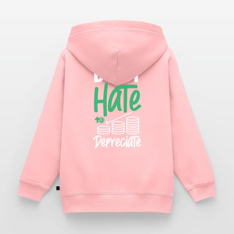 Comptable Comptable Comptable Sweat Premium à capuche zippé enfant bio