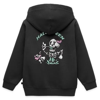 Skelett-Halloween-Party-Albtraum-Horror-Halloween- - Kinder Premium Organic Zip Hoodie - Schwarz - Hinten - AI Model Kid Male (0cm)