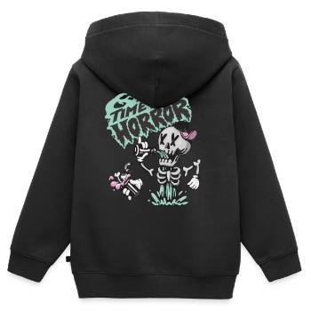 Skeleton Untoter Halloween-Party-Albtraum-Hallowee - Kinder Premium Organic Zip Hoodie - Schwarz - Hinten - AI Model Kid Male (0cm)
