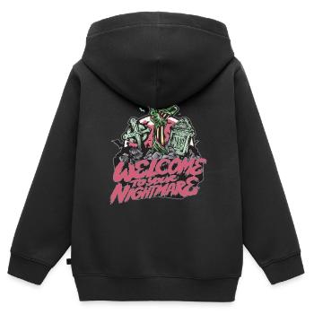 Nightmare Undead Halloween Party Zombie-Halloween- - Kinder Premium Organic Zip Hoodie - Schwarz - Hinten - AI Model Kid Male (0cm)