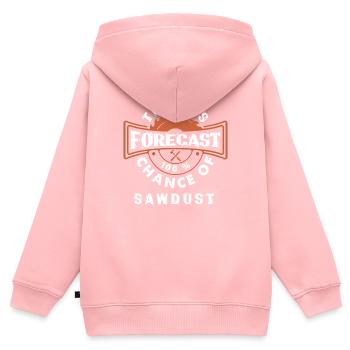 Schreiner - Kinder Premium Organic Zip Hoodie - Rosa - Hinten - AI Model Kid Female (0cm)