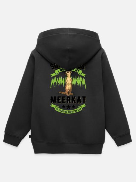 Erdmännchen Surikat Meerkat - Kinder Premium Organic Zip Hoodie -