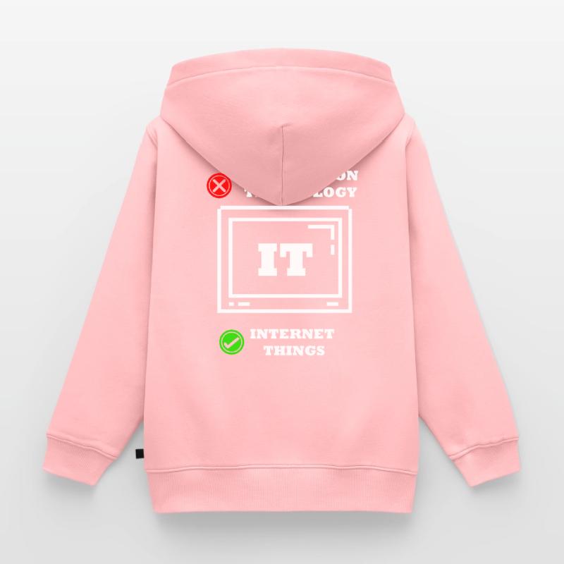 Internet-dinge Computerprogrammierer Tech Savy It Kinder Premium Organic Zip Hoodie