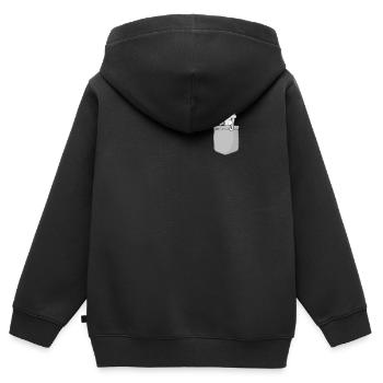 Plumbing Plumber Pipe Wrench - Kids Premium Organic Zip-up Hoodie - black - Back - AI Model Kid Male (0cm)