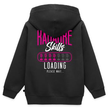 Karaoke Singer Karaoke Skills - Kinder Premium Organic Zip Hoodie - Schwarz - Hinten - AI Model Kid Male (0cm)