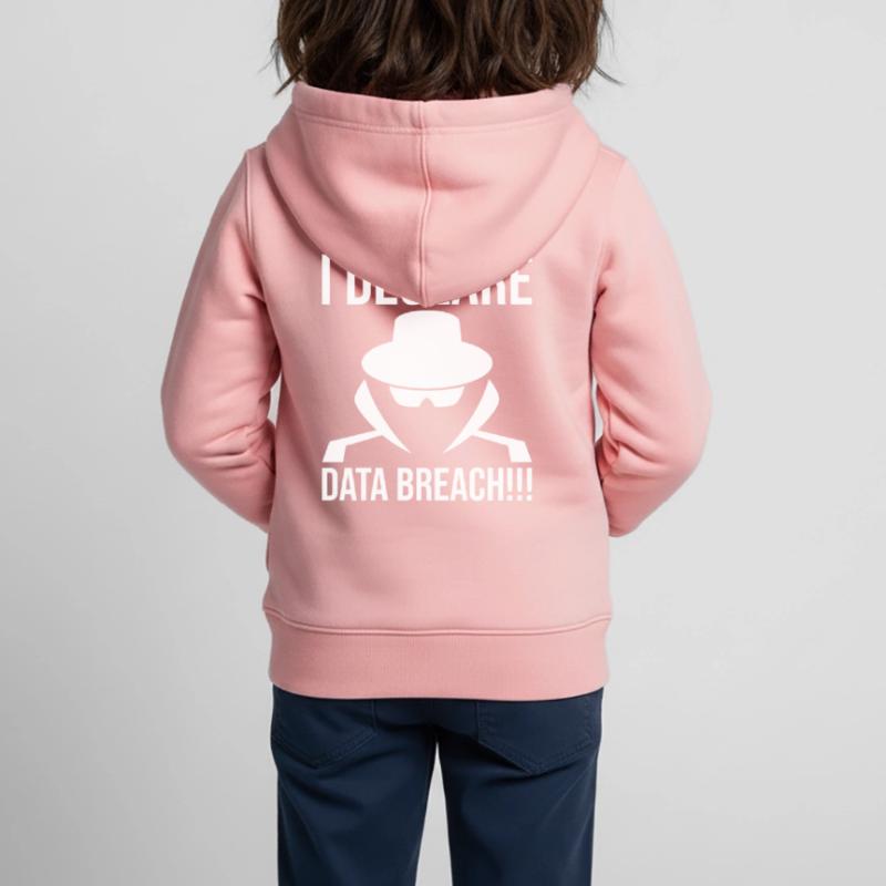 Cybersecurity Computer Security Cybersecurity Kids Premium Organic Zip-up Hoodie