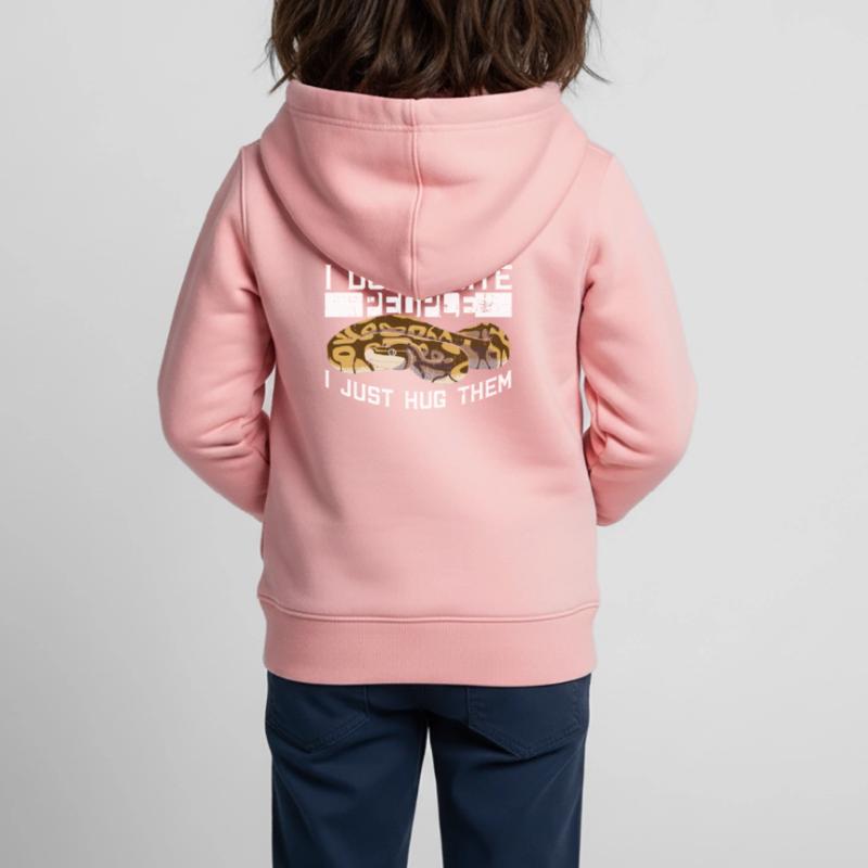Königspython Boule de banane Königspython Sweat Premium à capuche zippé enfant bio
