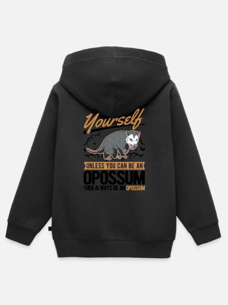 Opossum Geschenk Possum Beutelratte - Kinder Premium Organic Zip Hoodie - 