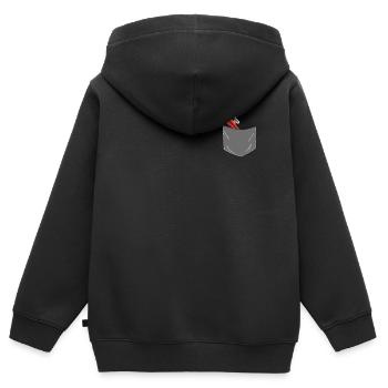 Plumbing Plumber Pipe Wrench - Kids Premium Organic Zip-up Hoodie - black - Back - AI Model Kid Male (0cm)