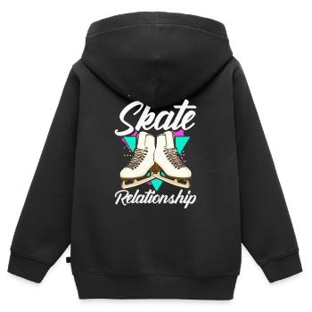 Roller - Sweat Premium à capuche zippé enfant bio - noir - Dos - AI Model Kid Male (0cm)