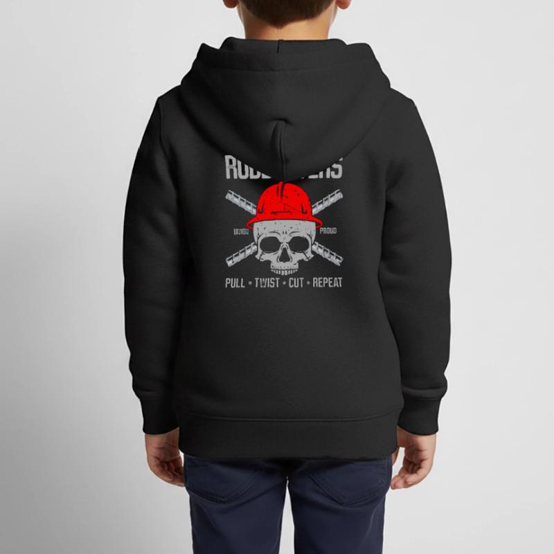 Ironworker Rodbusters Pull Twist Cut Arc Welding Kinder Premium Organic Zip Hoodie
