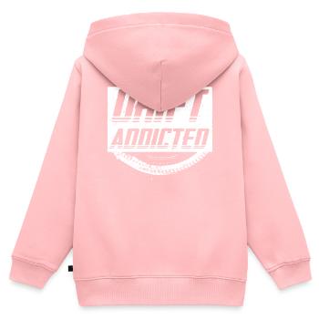 Driften, Autotyp, Autoliebhaber, Autotuning - Kinder Premium Organic Zip Hoodie - Rosa - Hinten - AI Model Kid Female (0cm)