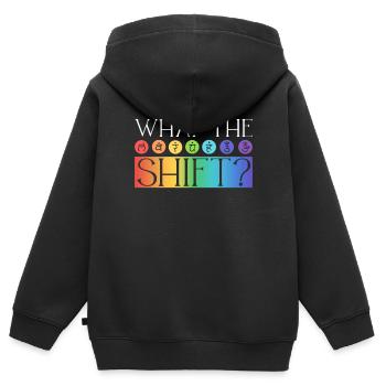 Reiki Praktiker Und Chakra Heilung - Kinder Premium Organic Zip Hoodie - Schwarz - Hinten - AI Model Kid Male (0cm)