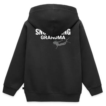 Schnorcheln, Schnorcheln, Tauchen, Unterwasser - Kinder Premium Organic Zip Hoodie - Schwarz - Hinten - AI Model Kid Male (0cm)