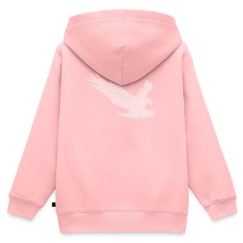 Aigle - Sweat Premium à capuche zippé enfant bio - rose - Dos - AI Model Kid Female (0cm)