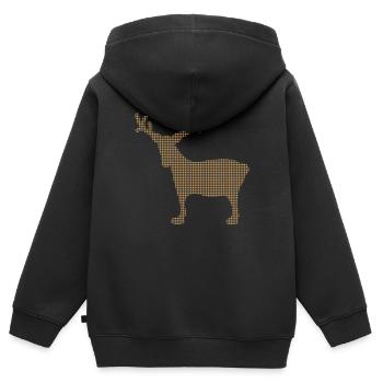 Élan - Sweat Premium à capuche zippé enfant bio - noir - Dos - AI Model Kid Male (0cm)