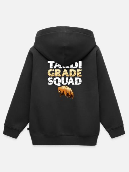 Tardigrade Squad Moss Piglet - Kinder Premium Organic Zip Hoodie - Schwarz
