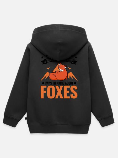 Fuchs Geschenk Rotfuchs - Kinder Premium Organic Zip Hoodie - 