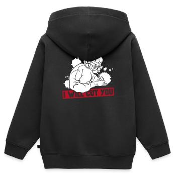 Magenchirurg Und Adipositaschirurgie Chirurg - Kinder Premium Organic Zip Hoodie - Schwarz - Hinten - AI Model Kid Male (0cm)