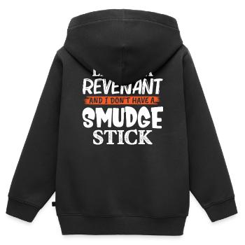 Chasseurs de fantômes, fantômes, fantômes, chasse aux fantômes - Sweat Premium à capuche zippé enfant bio - noir - Dos - AI Model Kid Male (0cm)