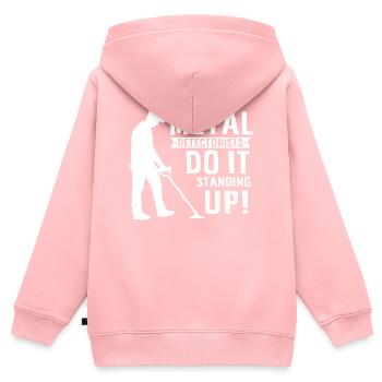 Medizinischer Kodierer Medizinischer Programmierer - Kinder Premium Organic Zip Hoodie - Rosa - Hinten - AI Model Kid Female (0cm)