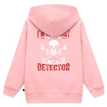 Medizinischer Kodierer Medizinischer Programmierer - Kinder Premium Organic Zip Hoodie - Rosa - Hinten - AI Model Kid Female (0cm)