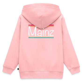 Mainz - Kids Premium Organic Zip-up Hoodie - rose - Back - AI Model Kid Female (0cm)