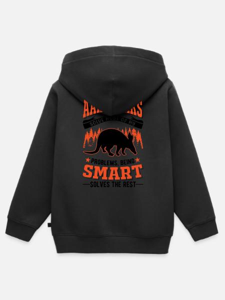 Erdferkel Geschenk Aardvark - Kinder Premium Organic Zip Hoodie -