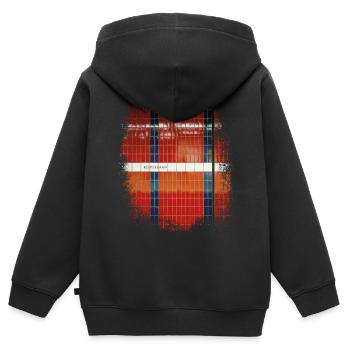 Hamburg Reeperbahn Ubahn Station Kult Souvenir - Kinder Premium Organic Zip Hoodie - Schwarz - Hinten - AI Model Kid Male (0cm)