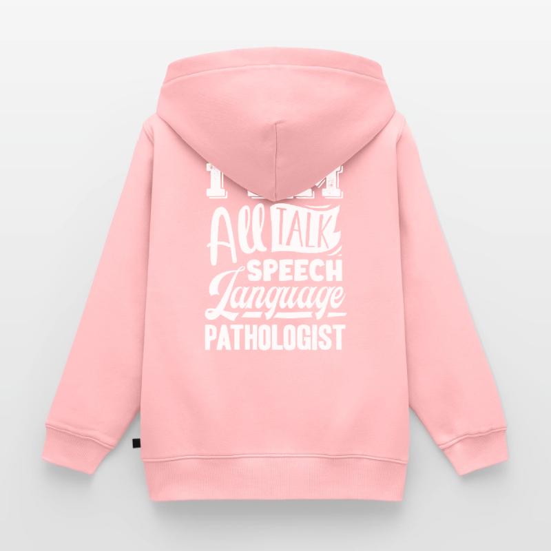 Speech-language pathology, speech-language pathologist Kids Premium Organic Zip-up Hoodie