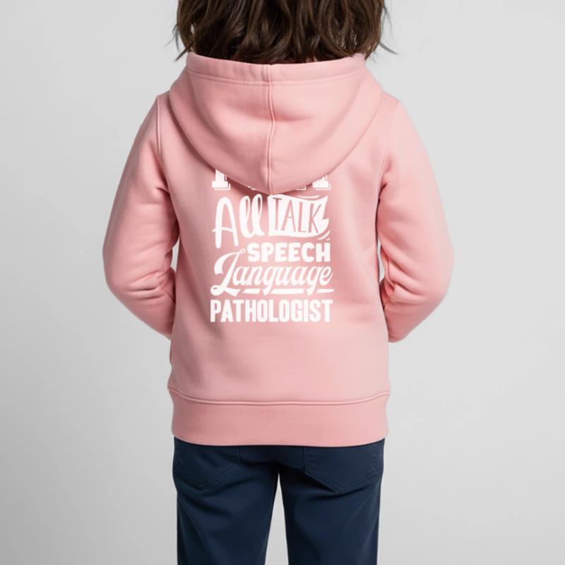 Speech-language pathology, speech-language pathologist Kids Premium Organic Zip-up Hoodie