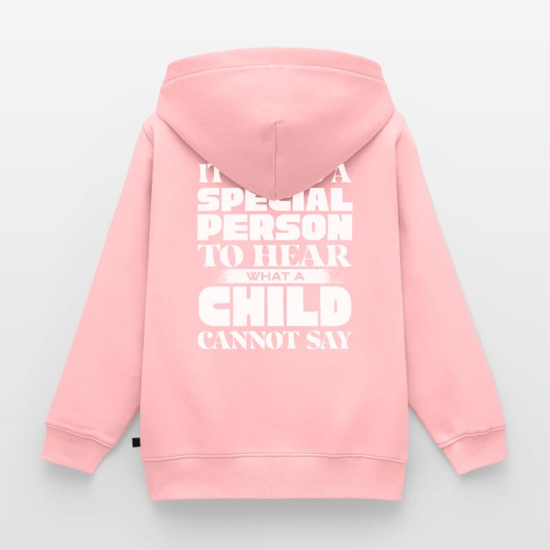 Speech-language pathology, speech-language pathologist Kids Premium Organic Zip-up Hoodie