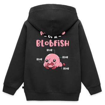 Anatomie Eines - Kinder Premium Organic Zip Hoodie - Schwarz - Hinten - AI Model Kid Male (0cm)