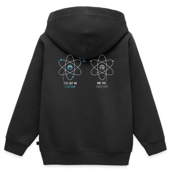 Formule scientifique de la physique quantique - Sweat Premium à capuche zippé enfant bio - noir - Dos - AI Model Kid Male (0cm)