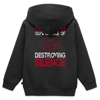 Euphonist Design Für Euphonnium-player - Kinder Premium Organic Zip Hoodie - Schwarz - Hinten - AI Model Kid Male (0cm)