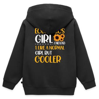 Ökonom Beruf Beruf Wirtschaft Lehrer Wirtschaft - Kinder Premium Organic Zip Hoodie - Schwarz - Hinten - AI Model Kid Male (0cm)