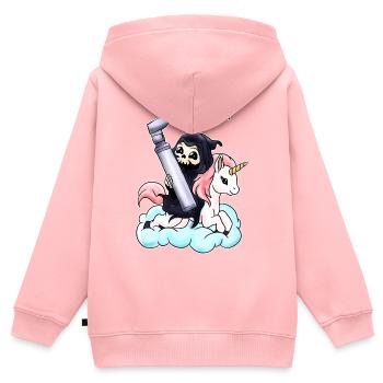 Anesthesiologist Anesthesia Laryngoscope - Kids Premium Organic Zip-up Hoodie - rose - Back - AI Model Kid Female (0cm)