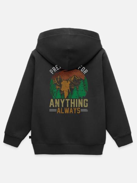 Pfadfinder Pfadfinderführer Pfadfindergruppe - Kinder Premium Organic Zip Hoodie - Schwarz